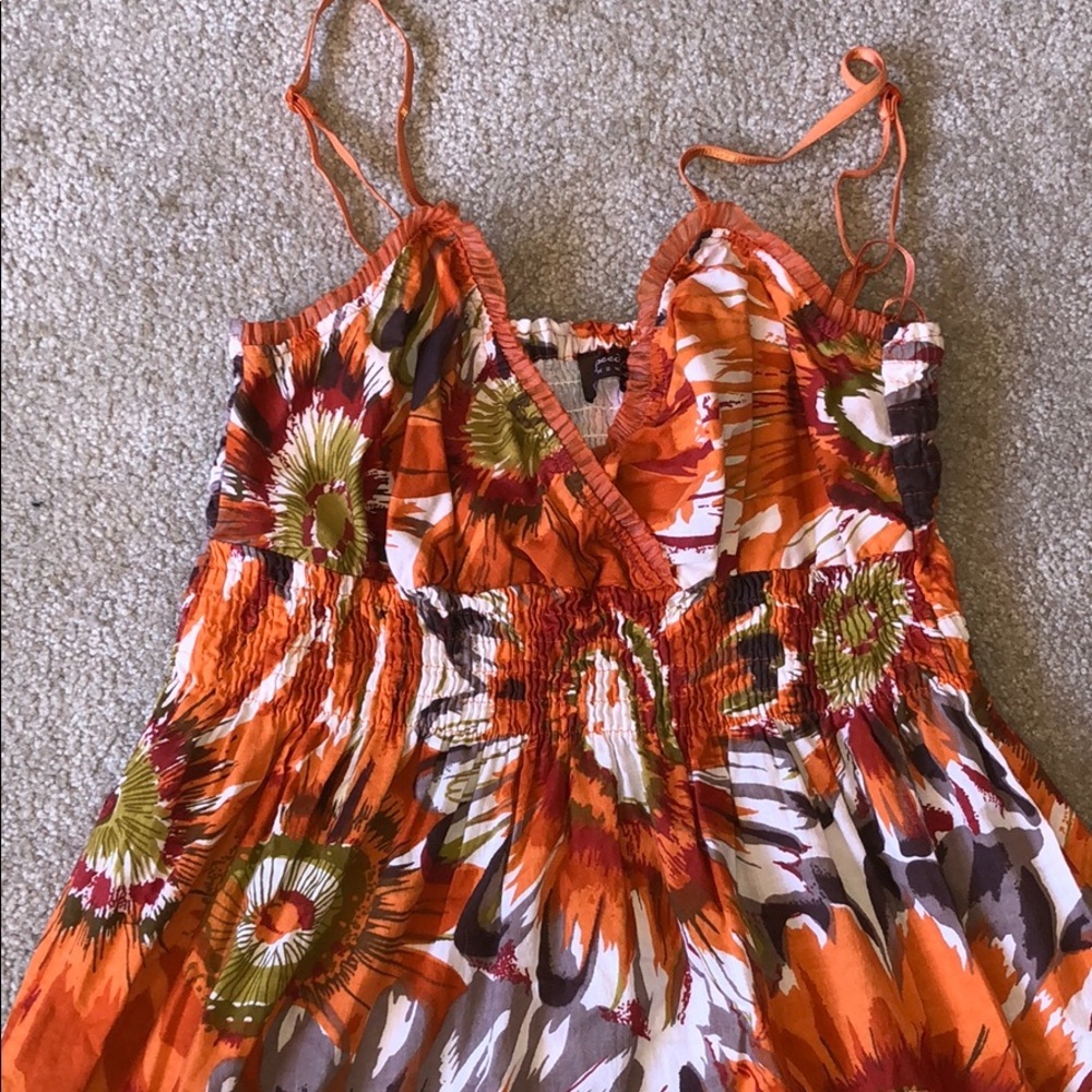 Flowery maxi beach dress - Picture 2 of 2